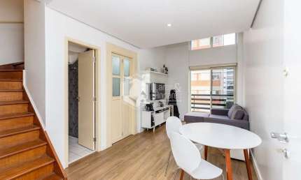 Apartamento tipo para venda com 1 quarto, sendo 1 suíte, 45m²