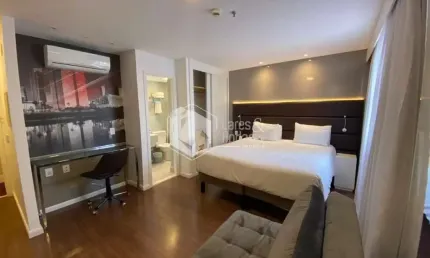 Flat para venda em Vila Olímpia com 1 quarto, sendo 1 suíte, 29m²