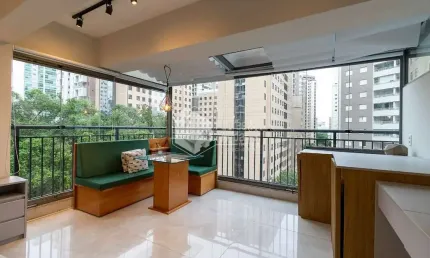 Studio para venda em indianópolis com 1 quarto, sendo 1 suíte, 32m²