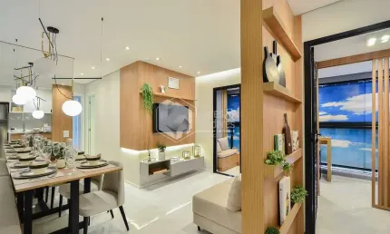 Apartamento tipo para venda em aclimação com 2 quartos, sendo 1 suíte, 57.35m²