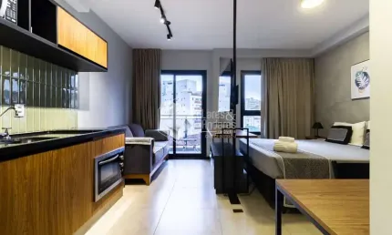 Apartamento tipo para venda em Higienópolis com 1 quarto, 30m²