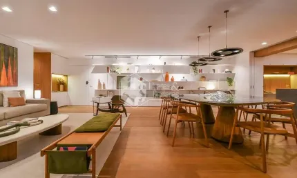Apartamento tipo para venda em Brooklin com 3 quartos, sendo 3 suítes, 213m²