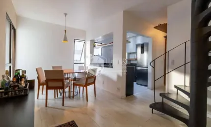 Cobertura para venda em Moema com 1 quarto, sendo 1 suíte, 81m²