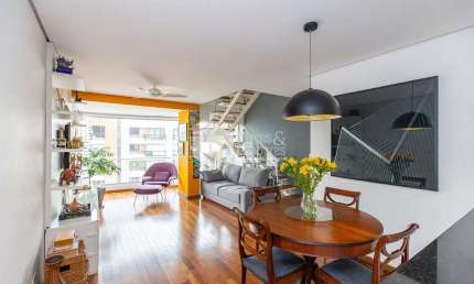 Cobertura para venda com 3 quartos, sendo 3 suítes, 161m²
