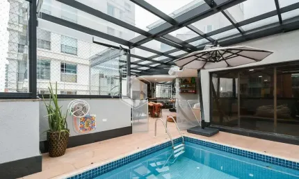Cobertura para venda em moema com 5 quartos, sendo 4 suítes, 405m²