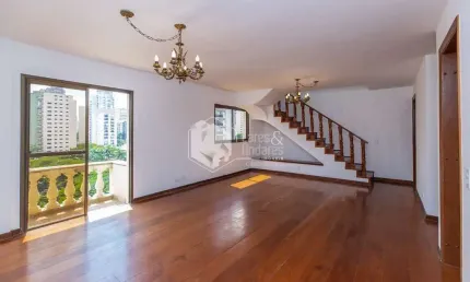 Cobertura para venda em moema com 4 quartos, sendo 2 suítes, 289m²
