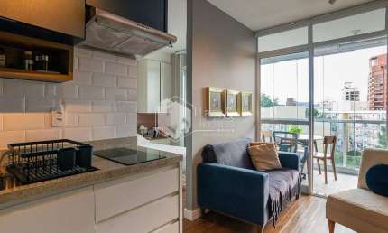 Apartamento tipo para venda com 1 quarto, sendo 1 suíte, 35m²