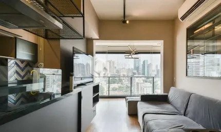 Apartamento tipo para venda em vila mariana com 1 quarto, sendo 1 suíte, 48m²