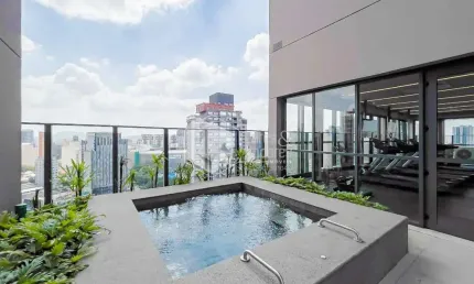 Apartamento tipo para venda em perdizes com 1 quarto, sendo 1 suíte, 41m²