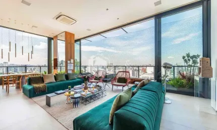 Cobertura para venda em Jardim Paulista com 4 quartos, sendo 4 suítes, 408m²