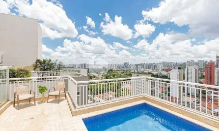 Cobertura Duplex à venda 4 Quartos 3 Suites 3 Vagas 284M² Chácara Santo Antônio (Zona Sul) São Paul