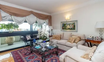 Apartamento tipo para venda em Moema com 4 quartos, sendo 4 suítes, 198m²