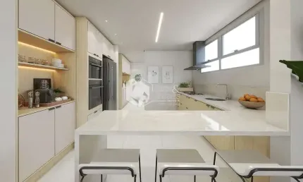 Apartamento tipo para venda com 3 quartos, sendo 3 suítes, 240m²