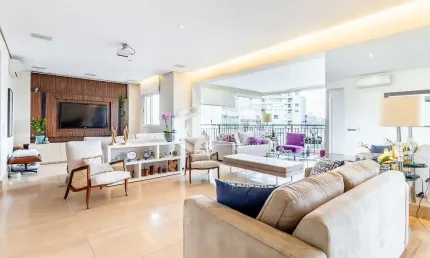 Apartamento garden para venda em Vila Gertrudes com 3 quartos, sendo 3 suítes, 205m²