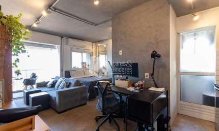Apartamento tipo para venda com 1 quarto, sendo 1 suíte, 44m²