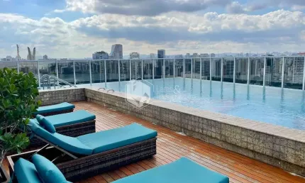 Apartamento tipo para venda em brooklin com 1 quarto, 52m²