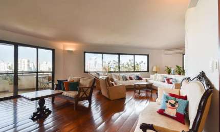 Apartamento tipo para venda em Pacaembu com 4 quartos, sendo 4 suítes, 379m²
