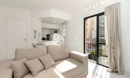 Apartamento tipo para venda em itaim bibi com 1 quarto, sendo 1 suíte, 35m²
