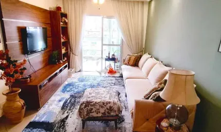 APTO À VENDA, COM 96M² 3 DORMS (1 SUÍTE) MOVEIS PLANEJADOS, VARANDA GOURMET E 2 VGS DEMARCADAS E LI