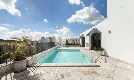 Cobertura duplex à venda 4 quartos 3 suites 4 vagas 446m² real parque são paulo - sp