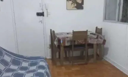 Apartamento de 1 dormitório para venda em São Vicente na Praia do Gonzaguinha