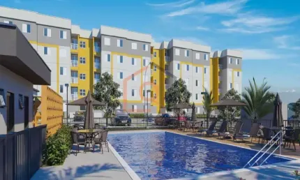 Apartamento com 2 quartos à venda na Avenida Silvio Angelo Nigro, 100, Parque São Paulo (Vila Xavier), Araraquara, 41 m2 por R$ 176.000