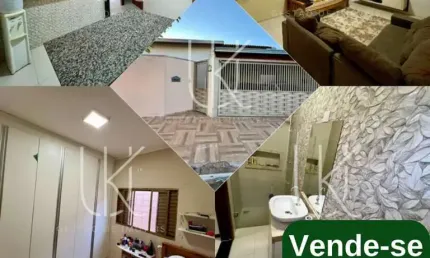 Casa para Venda em Fernandópolis, Residencial Mathias, 3 suítes, 1 banheiro
