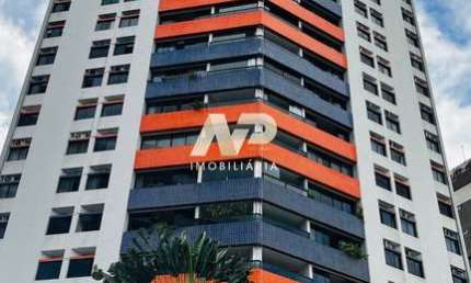 Apartamento decorado e mobiliado à venda em Boa Viagem, com 125m², 3 quartos (1 suíte), vista para o mar e 2 vagas