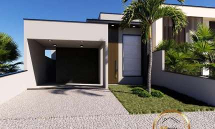 Casa para Venda em Boituva, Parque Residencial Campo Verde, 3 dormitórios, 1 suíte, 2 banheiros, 2 vagas