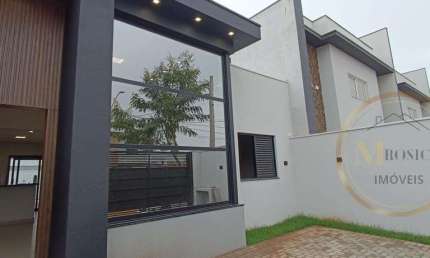 Casa para Venda em Boituva, Portal Ville Jardins, 3 dormitórios, 1 suíte, 2 banheiros, 2 vagas