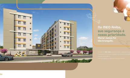 Apartamento para Venda em Joinville, Anita Garibaldi, 2 dormitórios, 1 suíte, 1 banheiro, 1 vaga