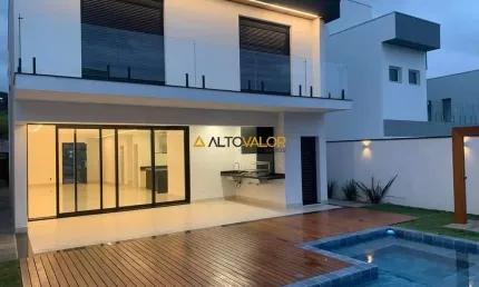 Casa em condomínio fechado com 3 quartos à venda na lagoa palmeiral, 243, loteamento brisas do lago, jundiaí por r$ 3.250.000