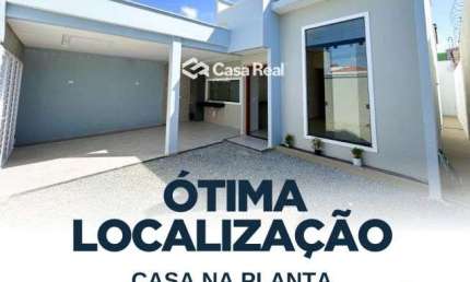 Casa na Planta com Área Gourmet e Iluminação Natural – no Araçagy