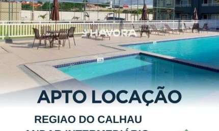 Apartamento para Locação no Prime Calhau I – Nascente e Super Ventilado!