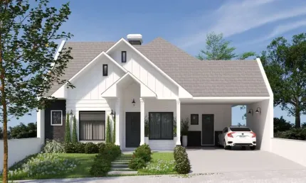 Casa 3 dormitórios com escritório em construção no Royal Country