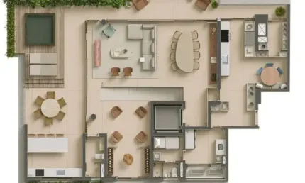 Teçá alma brasileira – coberturas com piscina e design 100% nacional no itaim bibi