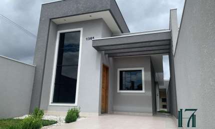 Casa para Venda em Fazenda Rio Grande, Estados, 3 dormitórios, 1 suíte, 2 banheiros, 1 vaga