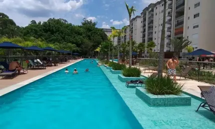 Lindo apartamento de 66m2 com 02 vagas cond. resort