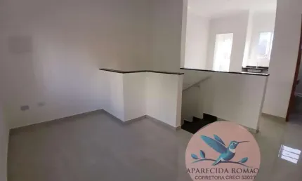 Casa em Condomínio para Venda em Praia Grande, Aviação, 2 dormitórios, 1 banheiro, 1 vaga