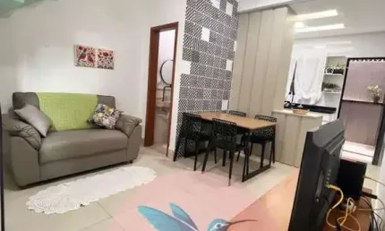 Casa em Condomínio para Venda em Praia Grande, Maracanã, 2 dormitórios, 2 banheiros, 1 vaga
