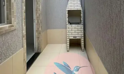 Casa em condomínio para venda em praia grande, ocian, 2 dormitórios, 1 banheiro, 1 vaga