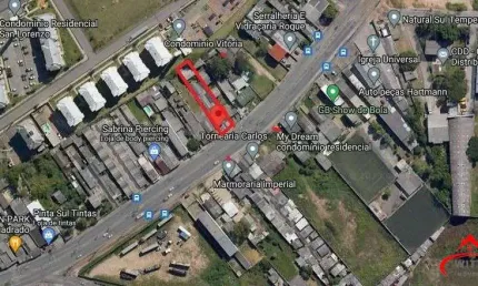 Terreno à venda na Avenida João Antônio Silveira, 380, Restinga, Porto Alegre