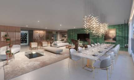 Um Ícone Assinado por YOO em Moema – 273m² Incríveis
