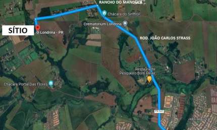 Terreno à venda na Rodovia Carlos João Strass, 7000, Warta, Londrina por R$ 6.000.000