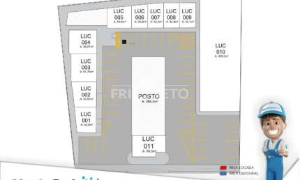 Ponto comercial para alugar no Ondas, Piracicaba 