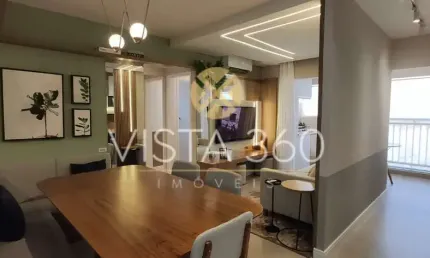 Lindo apartamento com 2 dormitórios e 2 vagas em obras em paulínia/sp