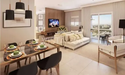 APARTAMENTO NOVO COM 3 DORMITÓRIOS, SUÍTE, LAZER e 2 VAGAS À VENDA NO MORUMBI EM PAULÍNIA/SP