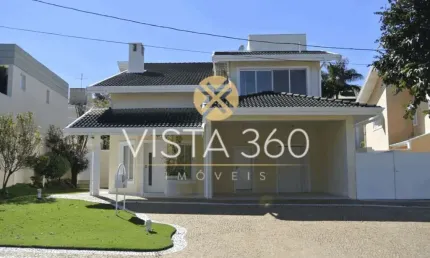 Casa com 4 suítes para locação no loteamento alphaville - campinas/sp
