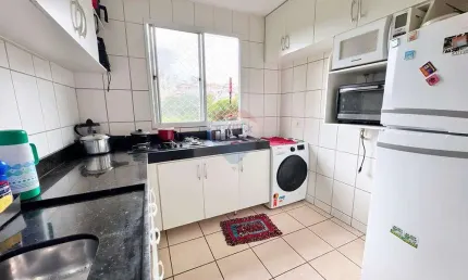Apartamento à Venda em Contagem – 2 Quartos, Sala Ampla, Cozinha com Armários, 1 Vaga de Garagem