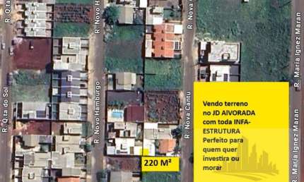Terreno à venda na Rua Nova Cantu, Jardim Alvorada, Foz do Iguaçu